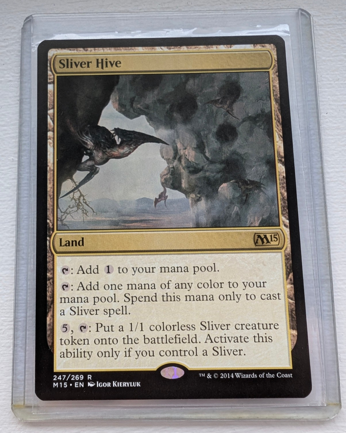 Sliver Hive Magic 2015 (M15) Rare NM MTG