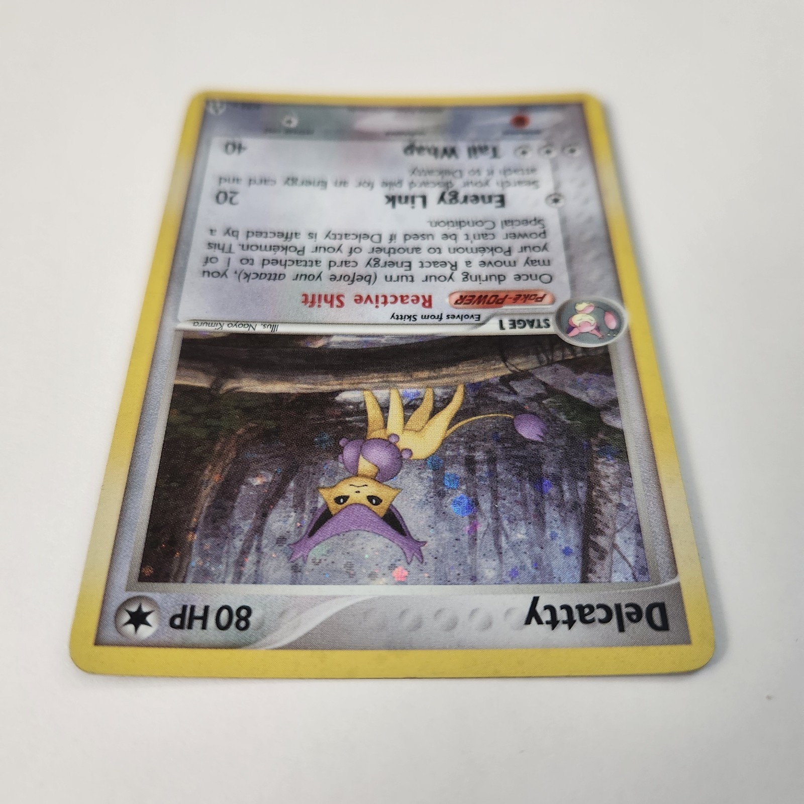 Pokemon TCG Delcatty 4/92 Legend Maker Holo Rare LP Light Play