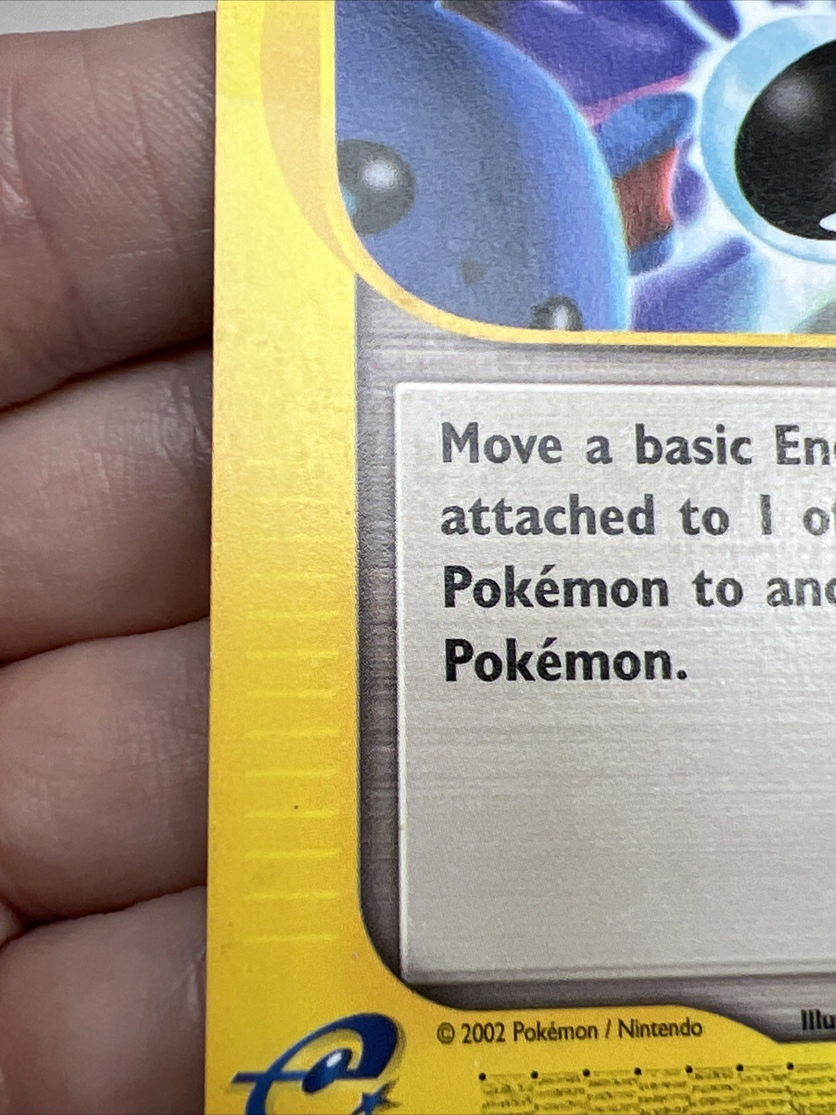 DAMAGED Energy Switch 120/147 Regular Aquapolis AUTHENTIC Pokemon Card