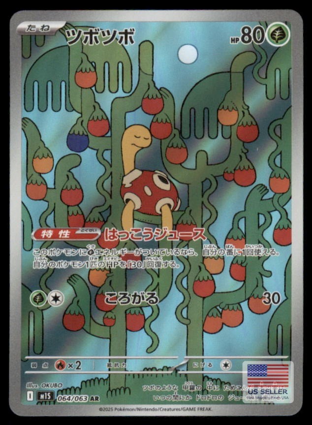 Shuckle 064/063 Art Rare Mega Symphonia Pokemon Japanese US SELLER NM