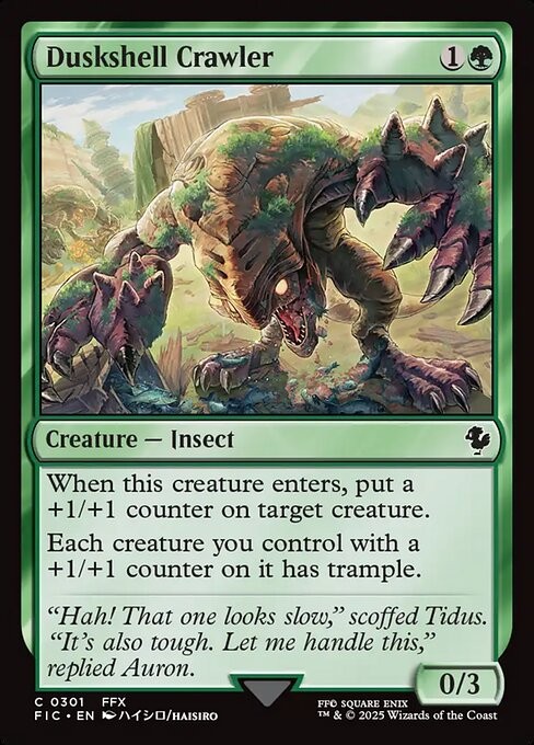 Duskshell Crawler 301 C Normal FIC MTG NM