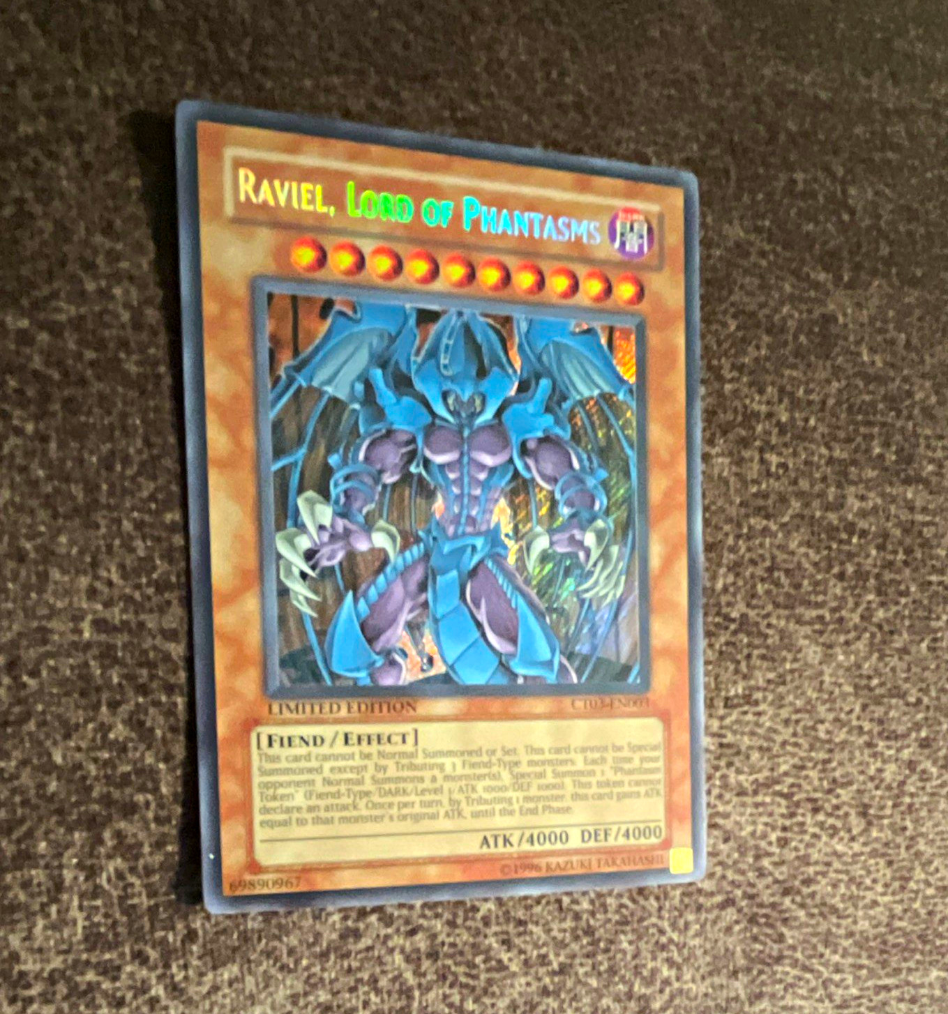 Konami Yu-Gi-Oh! TCG Raviel, Lord of Phantasms CT03-EN005 LE Ultra Holo