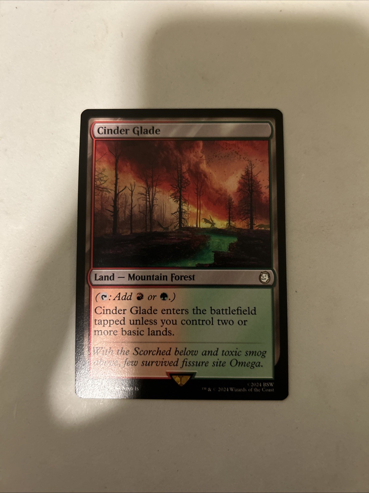 Cinder Glade 257 PIP Universes Beyond: Fallout MTG Magic NM ss