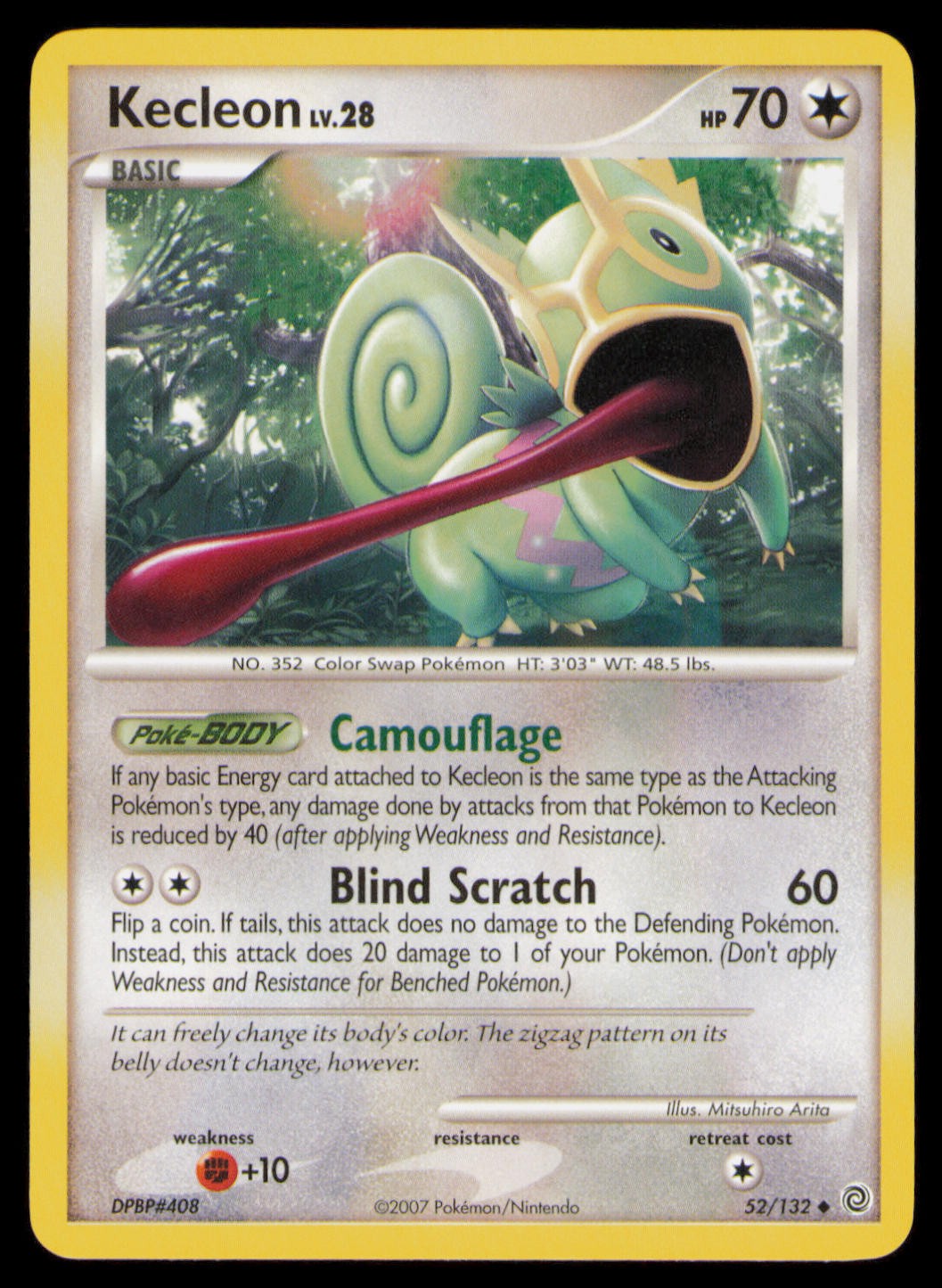 Kecleon 52/132 Uncommon Secret Wonders Pokemon Near Mint