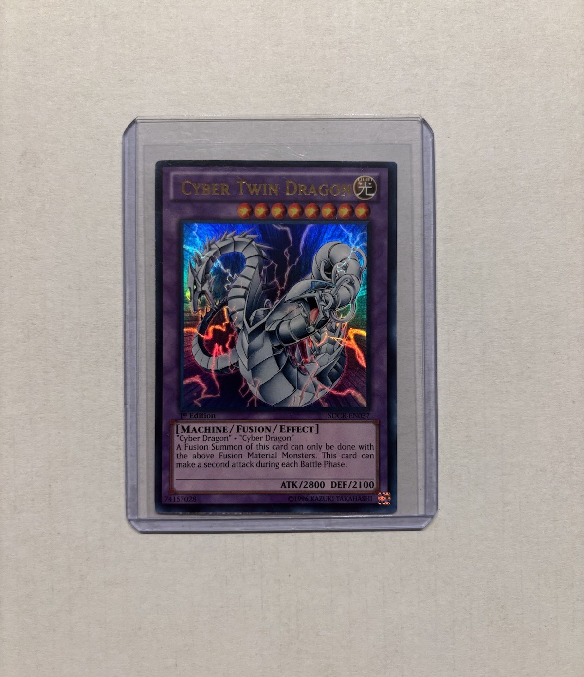 Yugioh GX | Cyber Twin Dragon + Support Cards | NM |+ Free Holo