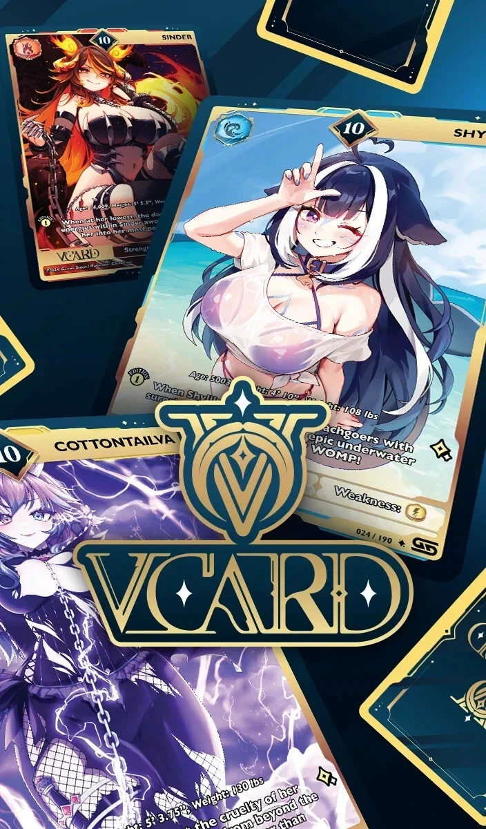 Gamersupps VCard Awakened Worlds First Edition Singles [Holo] | VCard Set 2