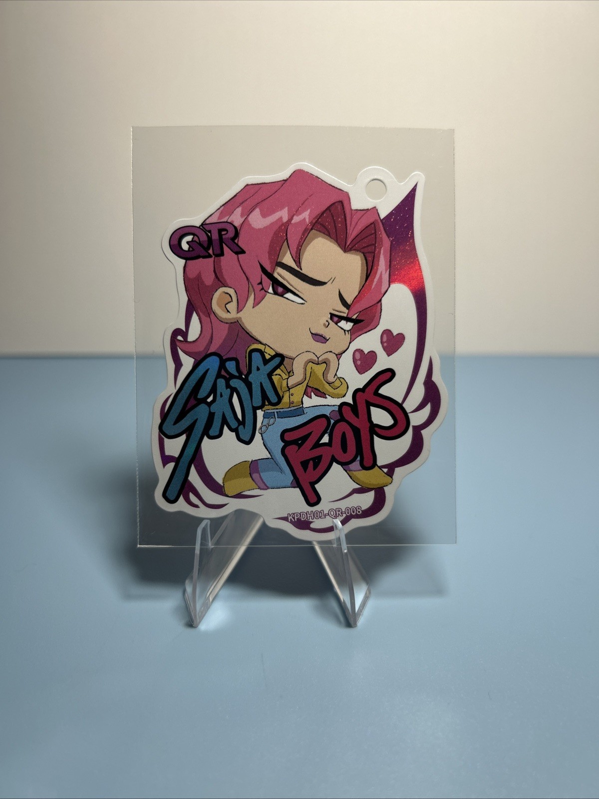 KAYOU Netflix KPop Demon Hunters Saik Boy Multicolor Character Tag KPDH01-QR-006