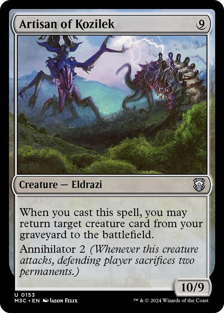 1x Artisan of Kozilek – Commander: Modern Horizons 3 – NM – MTG