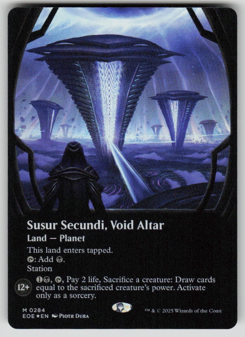 Susur Secundi, Void Altar (Borderless) Foil Mythic Edge of Eternities 284 MTG NM