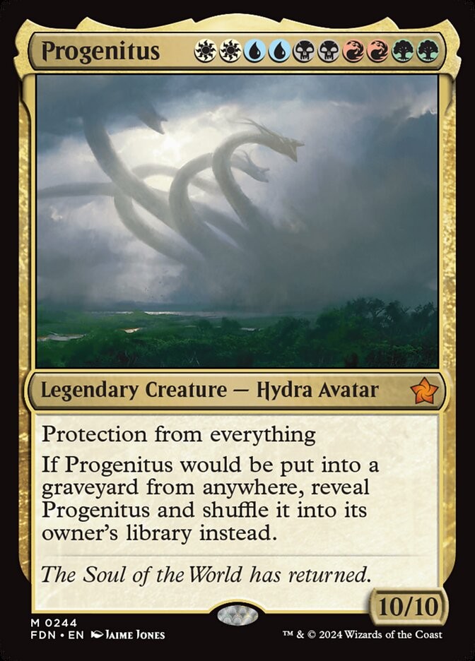 MTG Magic the Gathering Progenitus (244/789) Foundations NM