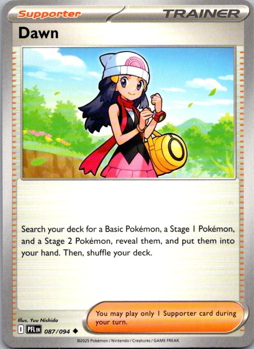 DAWN 087/094 PHANTASMAL FLAMES POKEMON