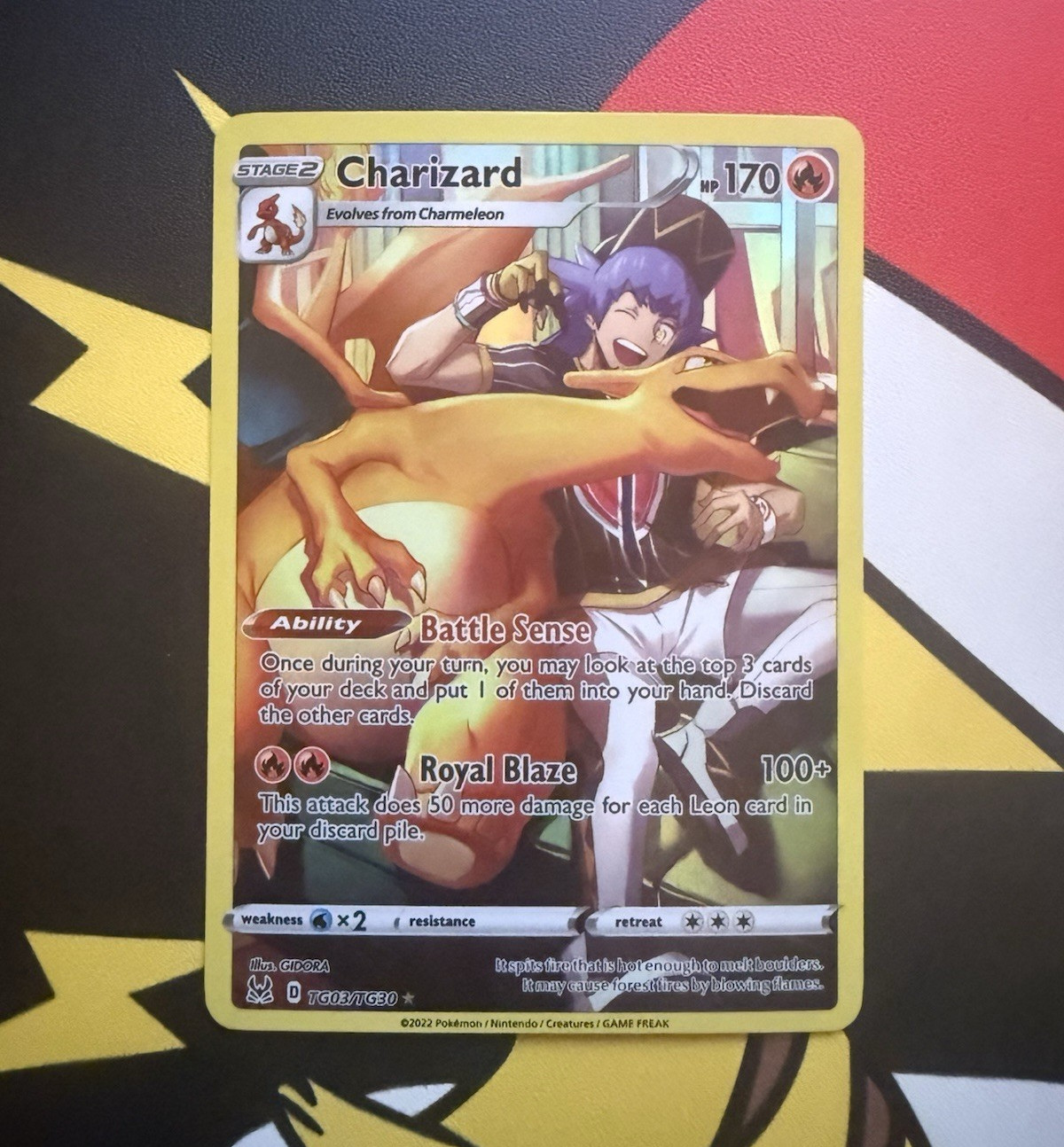 Pokemon TCG Charizard TG03/TG30 Lost Origin TG Character Rare Holo ENG 2022