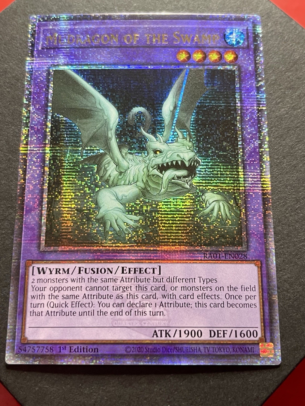 Mudragon Of The Swamp | RA01-EN028 | Quarter Century Secret Rare | NM | YuGiOh!