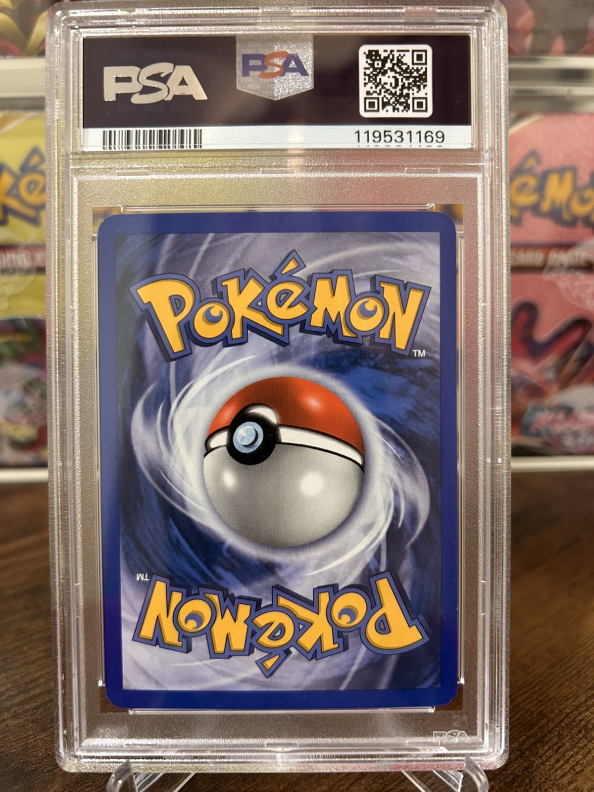 2005 EX UNSEEN FORCES TYPHLOSION EX #110 HOLO PSA 9