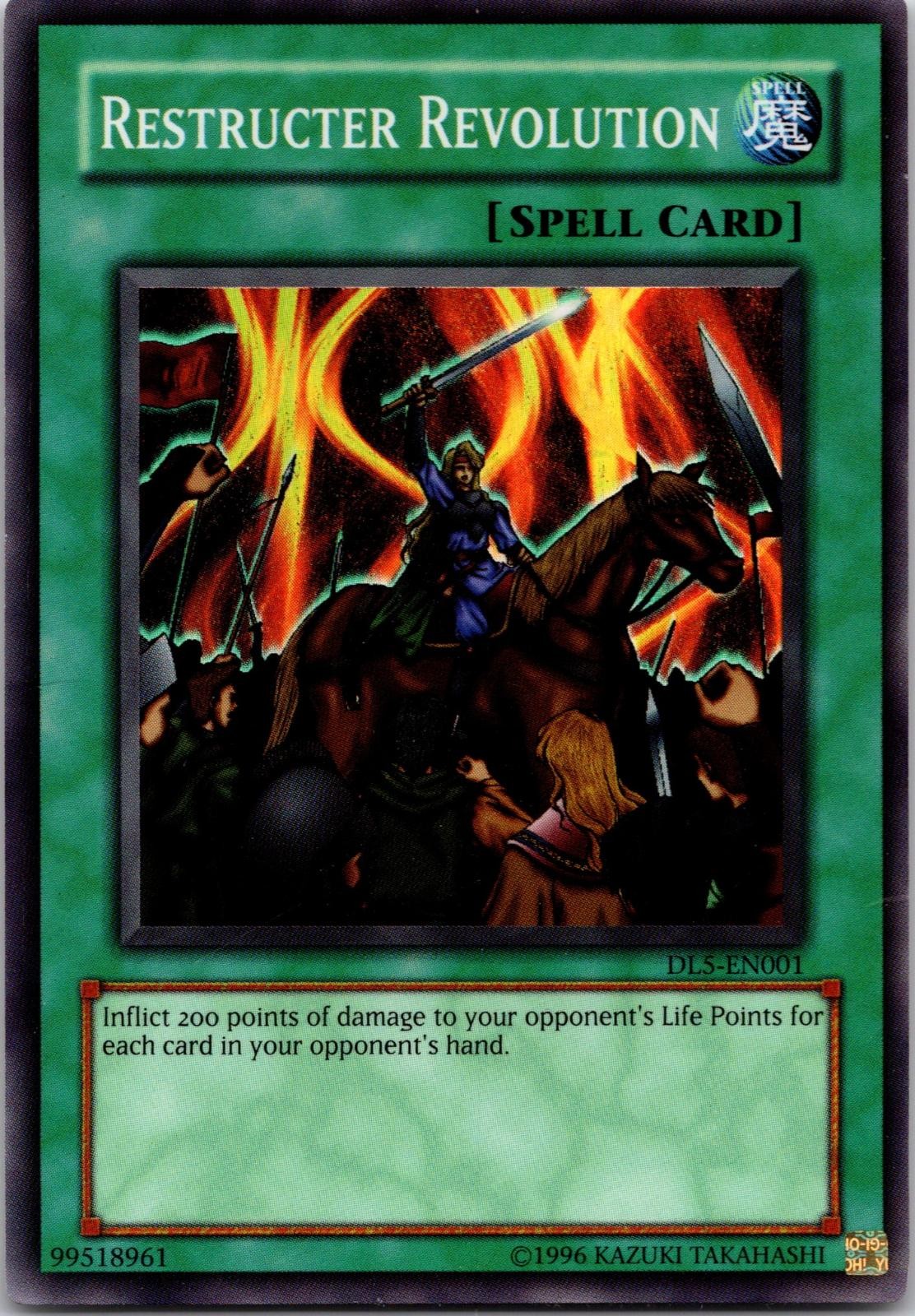 Restructer Revolution DL5-EN001 Duelist League Promo Yu-Gi-Oh Limited LP