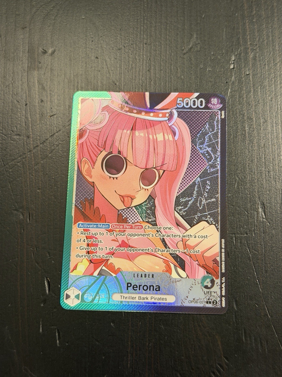 Perona Alt Art Leader NM/M One Piece Card Game- OP06-021 – Wings Of The Captain