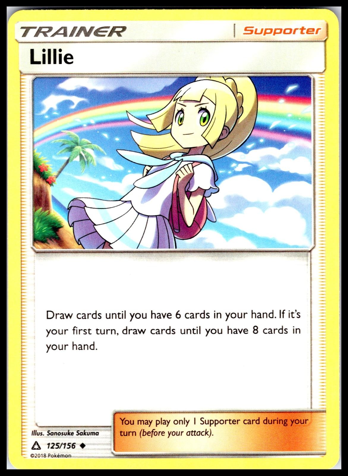 LILLIE – Pokemon – Sanosuke Sakuma 125/156 UPR Ultra Prism – LP