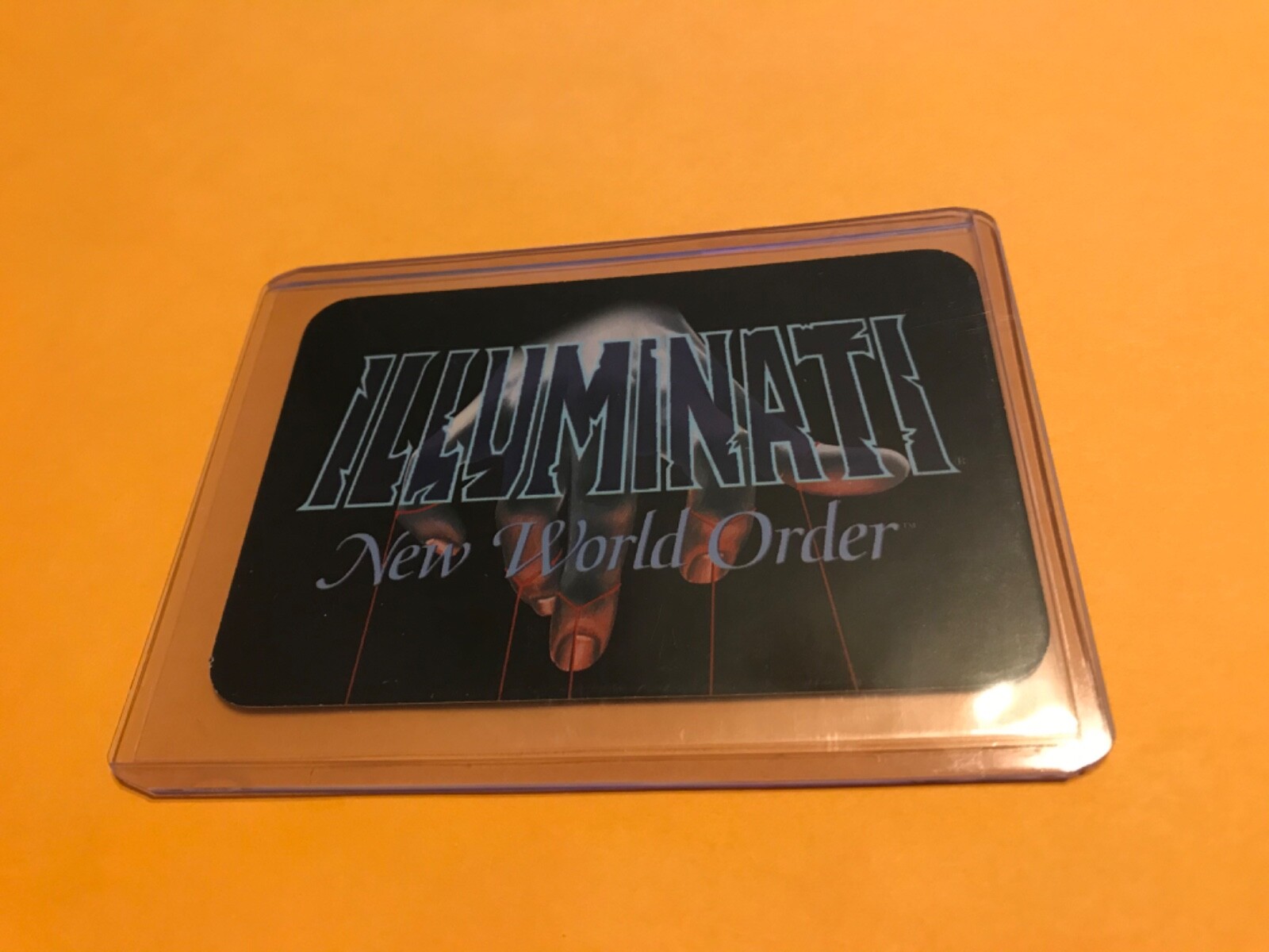 SAG’ EINFACH NEIN : Illuminati German INWO CCG 1996 Plot TCG card; JUST SAY NO