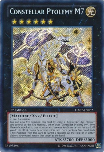 Yugioh! LP Constellar Ptolemy M7 – HA07-EN062 – Secret Rare – Unlimited Edition