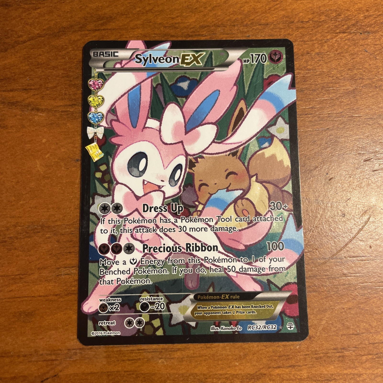 Sylveon EX RC32/RC32 Holo – Pokémon TCG Card English LP
