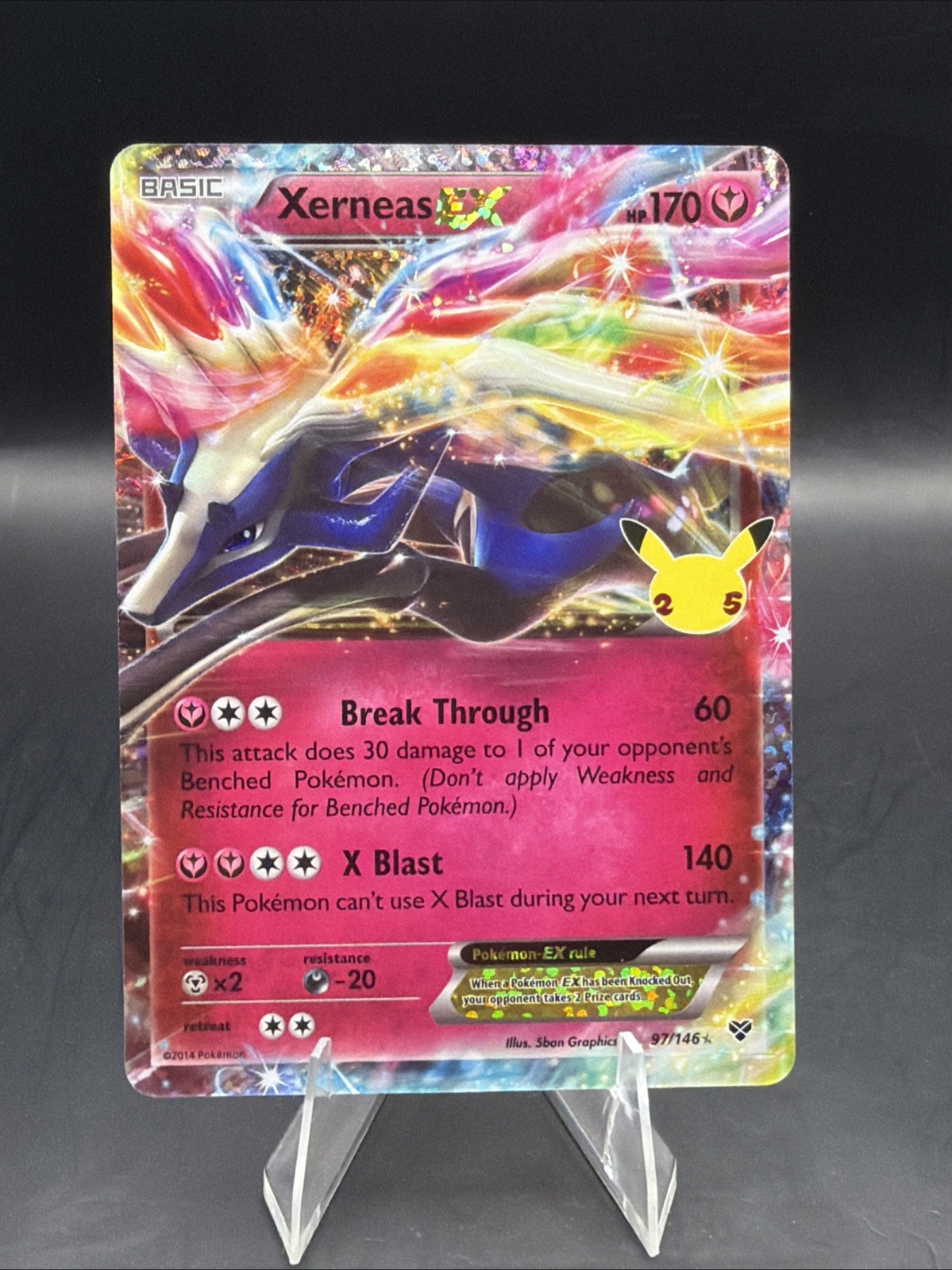 Xerneas EX 97/146 Celebrations: Classic Collection Holo