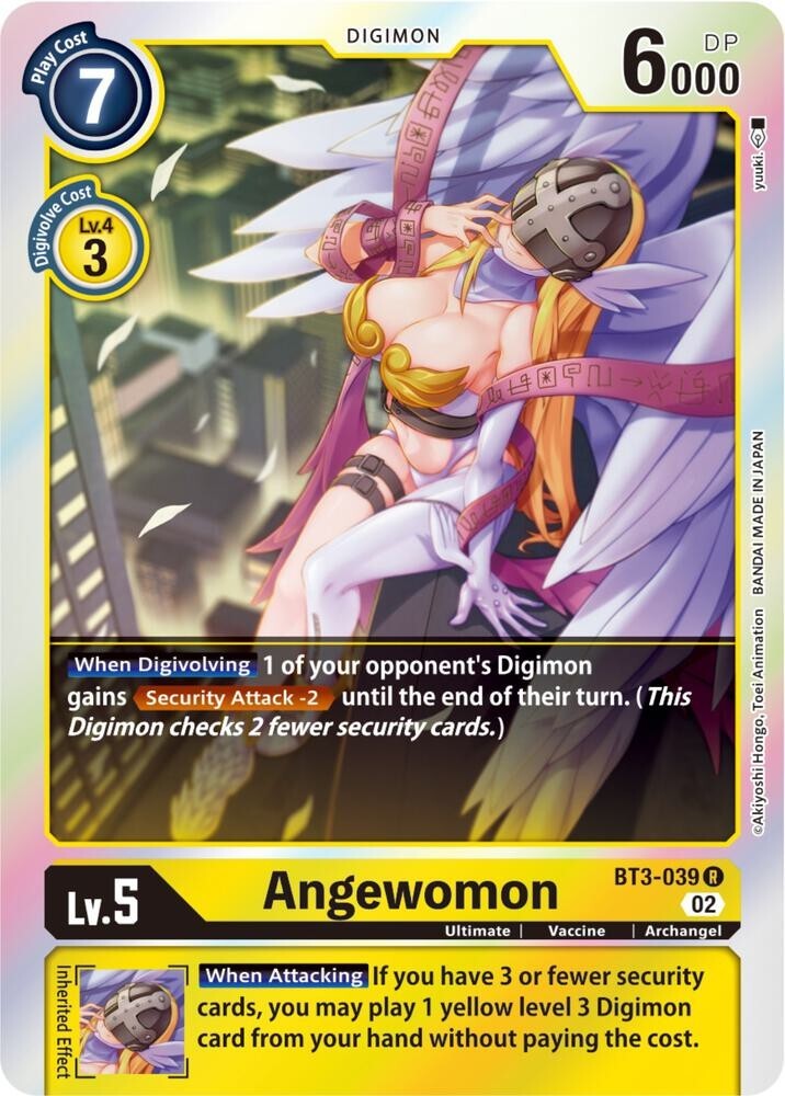 Angewomon Foil – BT3-039 NM – Digimon TCG