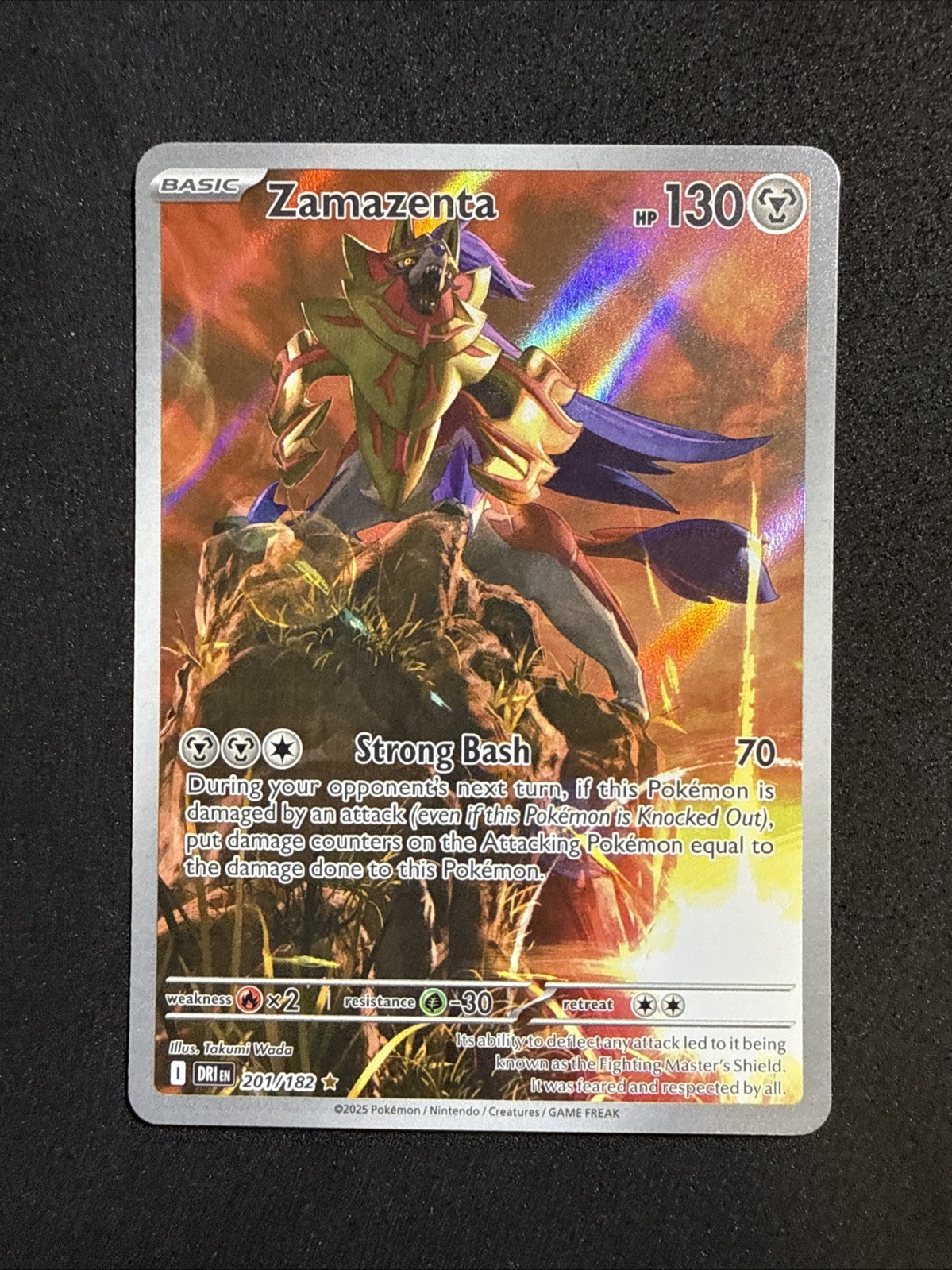Zamazenta 201/182 Sv10: Destined Rivals Holo