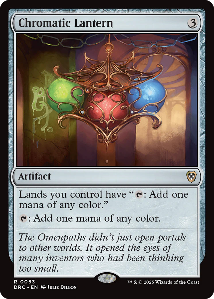 MTG Chromatic Lantern [Aetherdrift Commander] Near Mint Magic