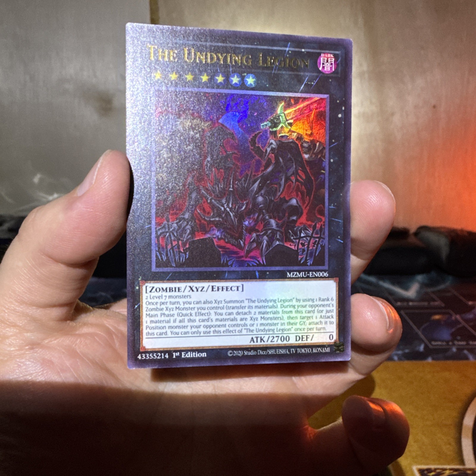 The Undying Legion Ultra Rare MZMU-EN006 NM Maze of Muertos