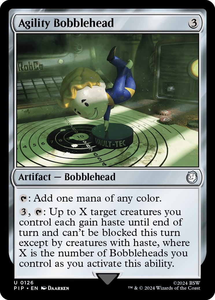 Agility Bobblehead – Universes Beyond: Fallout 126 NM MTG