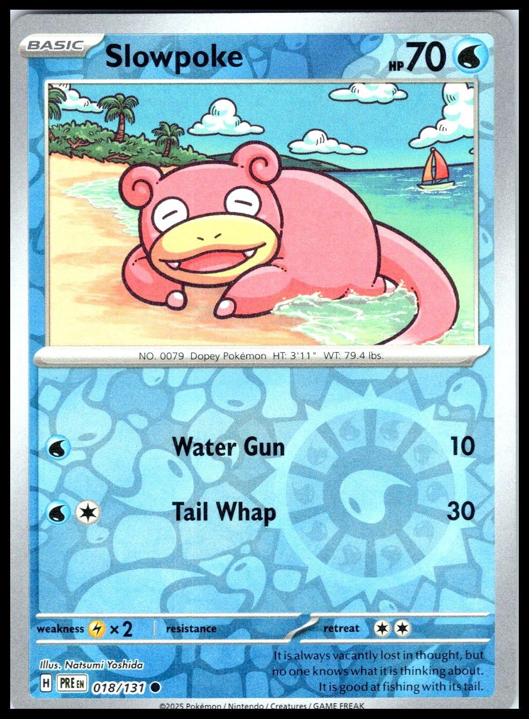 SLOWPOKE – Natsumi Yoshida – Pokemon 018/131 PRE Prism