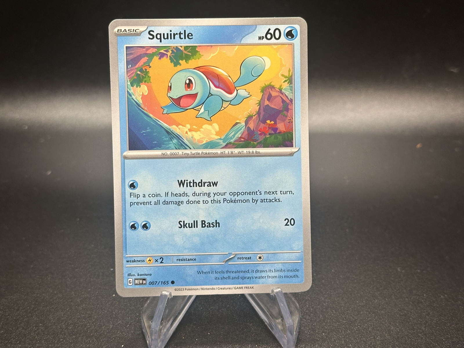 Squirtle – 007/165 Scarlet & Violet 151 – Pokémon TCG