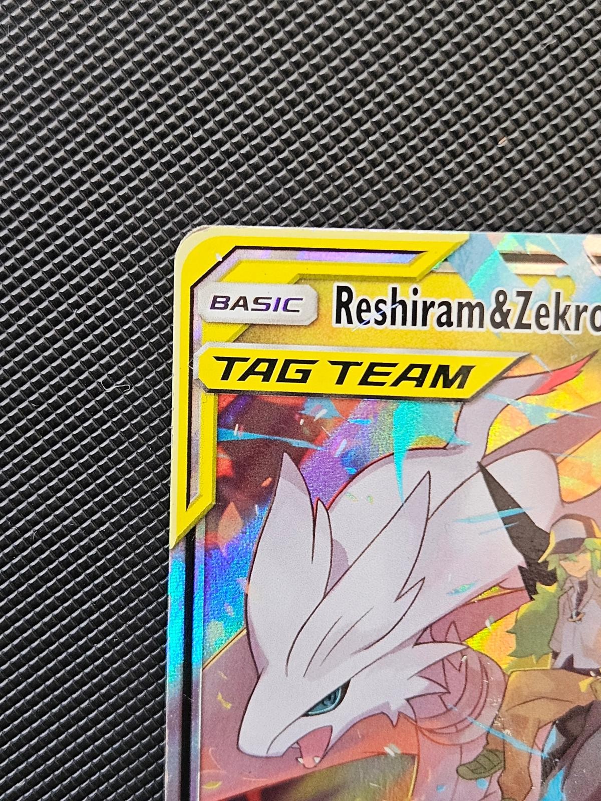 RESHIRAM & ZEKROM GX 157/236 HOLO COSMIC ECLIPSE POKEMON MP 2019