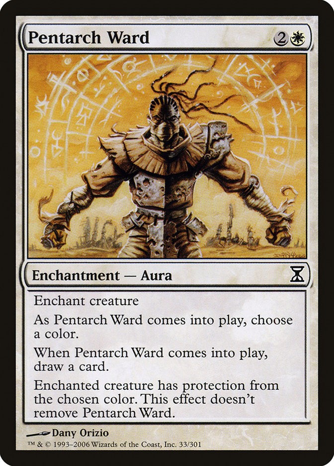 MTG Magic the Gathering Pentarch Ward (33/301) Time Spiral LP