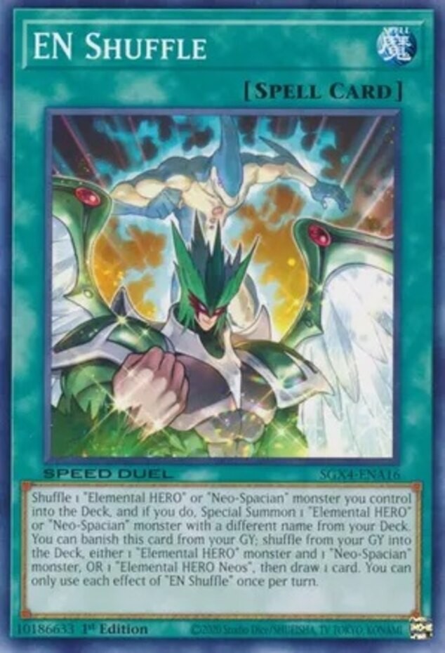 Yugioh! EN Shuffle – SGX4-ENA16 – Common – 1st Edition Near Mint, English