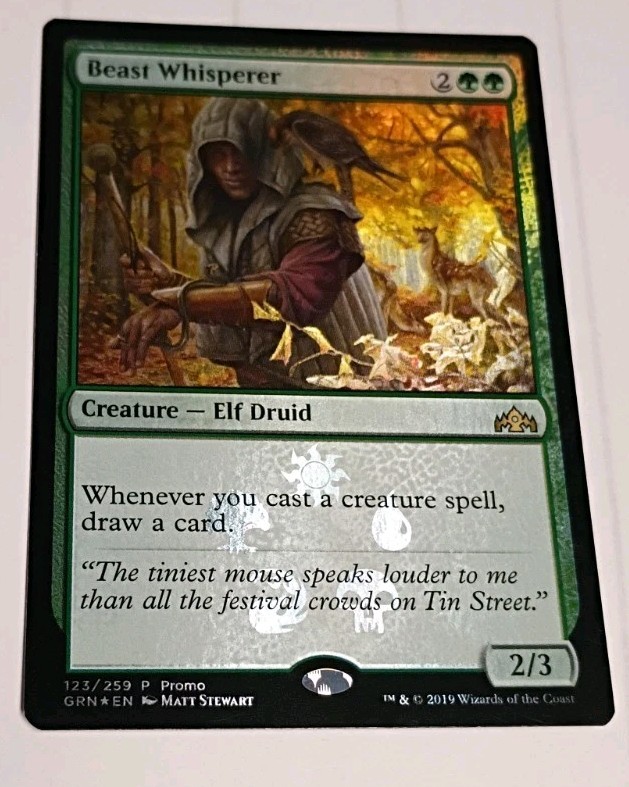 MTG Beast Whisperer Promo Foil