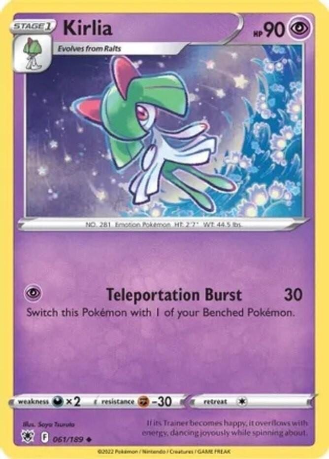 Kirlia – 061/189 – Uncommon – Near Mint