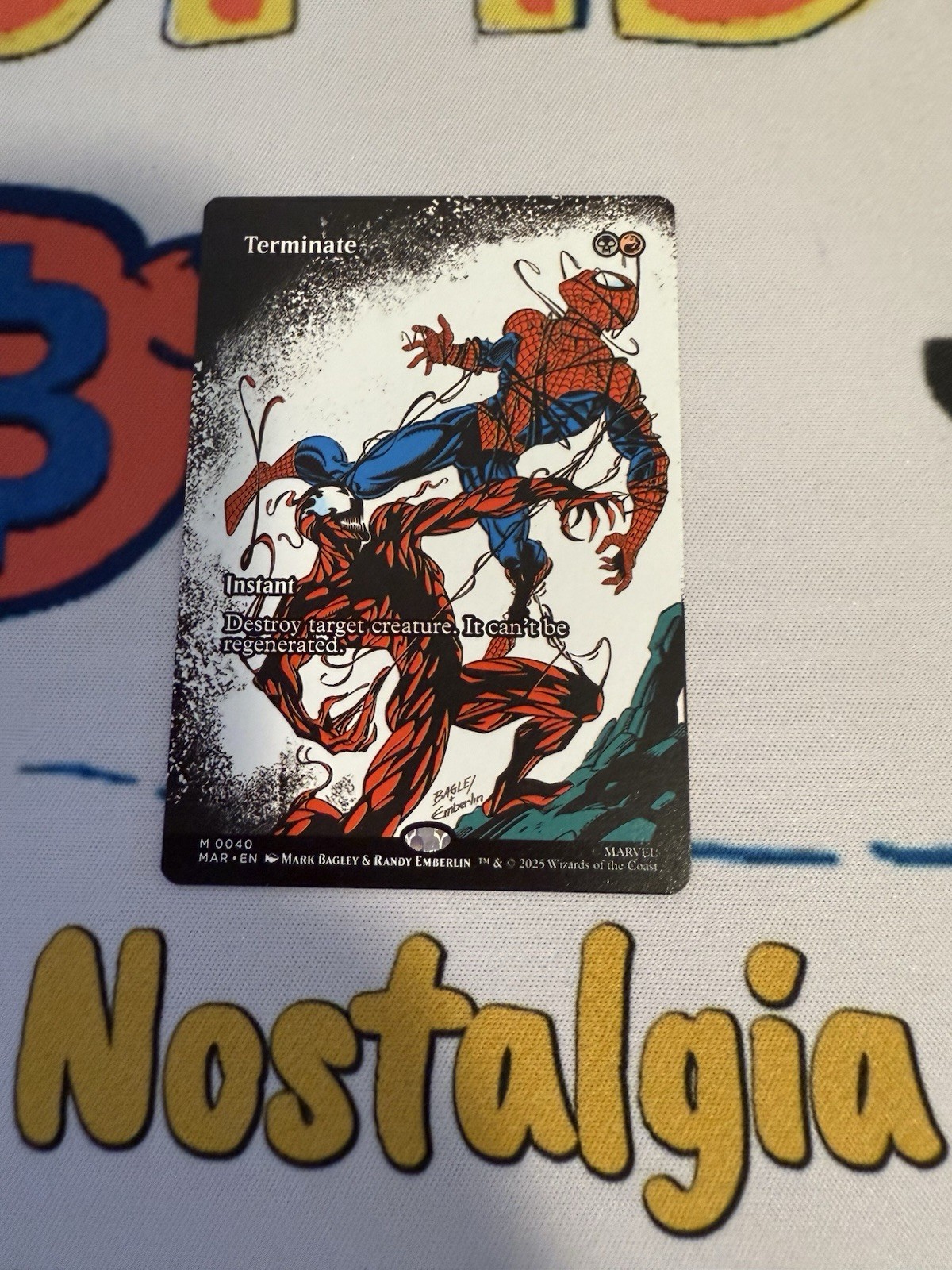 Terminate FULL ART 2025 MTG Spiderman Magic Card Marvel M0040