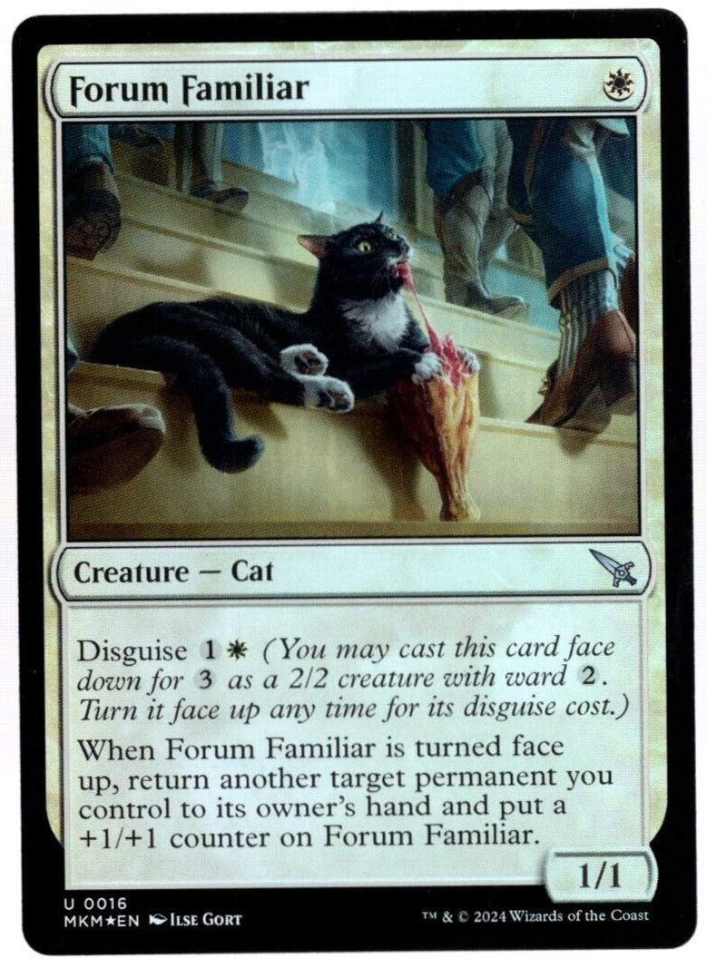 Forum Familiar 0016 Uncommon Foil Murders at Karlov Manor MTG Near Mint