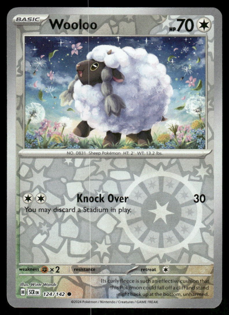 Wooloo – Reverse Holo Common – 124/142 – NM