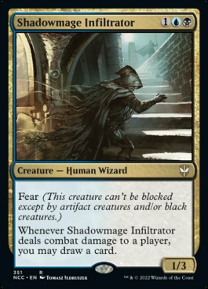 x1 Shadowmage Infiltrator R MTG Commander Streets of New Capenna M/NM, English