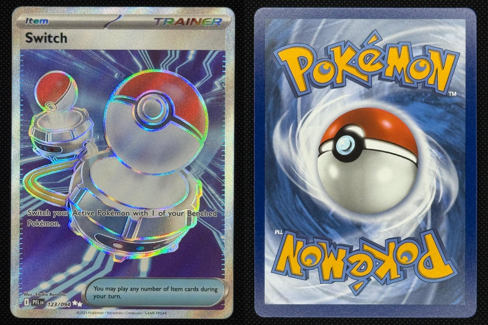 Switch 123/094 Ultra Rare Phantasmal Flames Holo Near Mint
