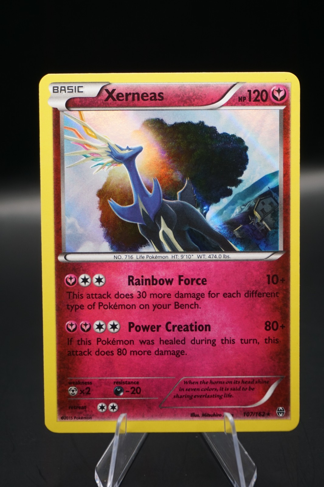 Xerneas 107/162 XY BREAKthrough Holo Pokemon NM