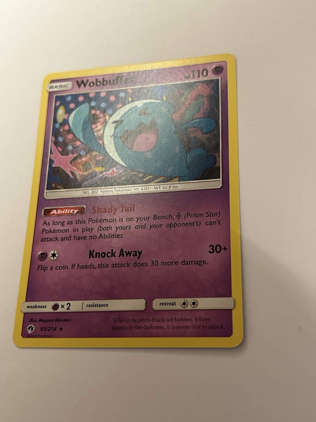 Wobbuffet 93/214 Sm-Lost Thunder Regular