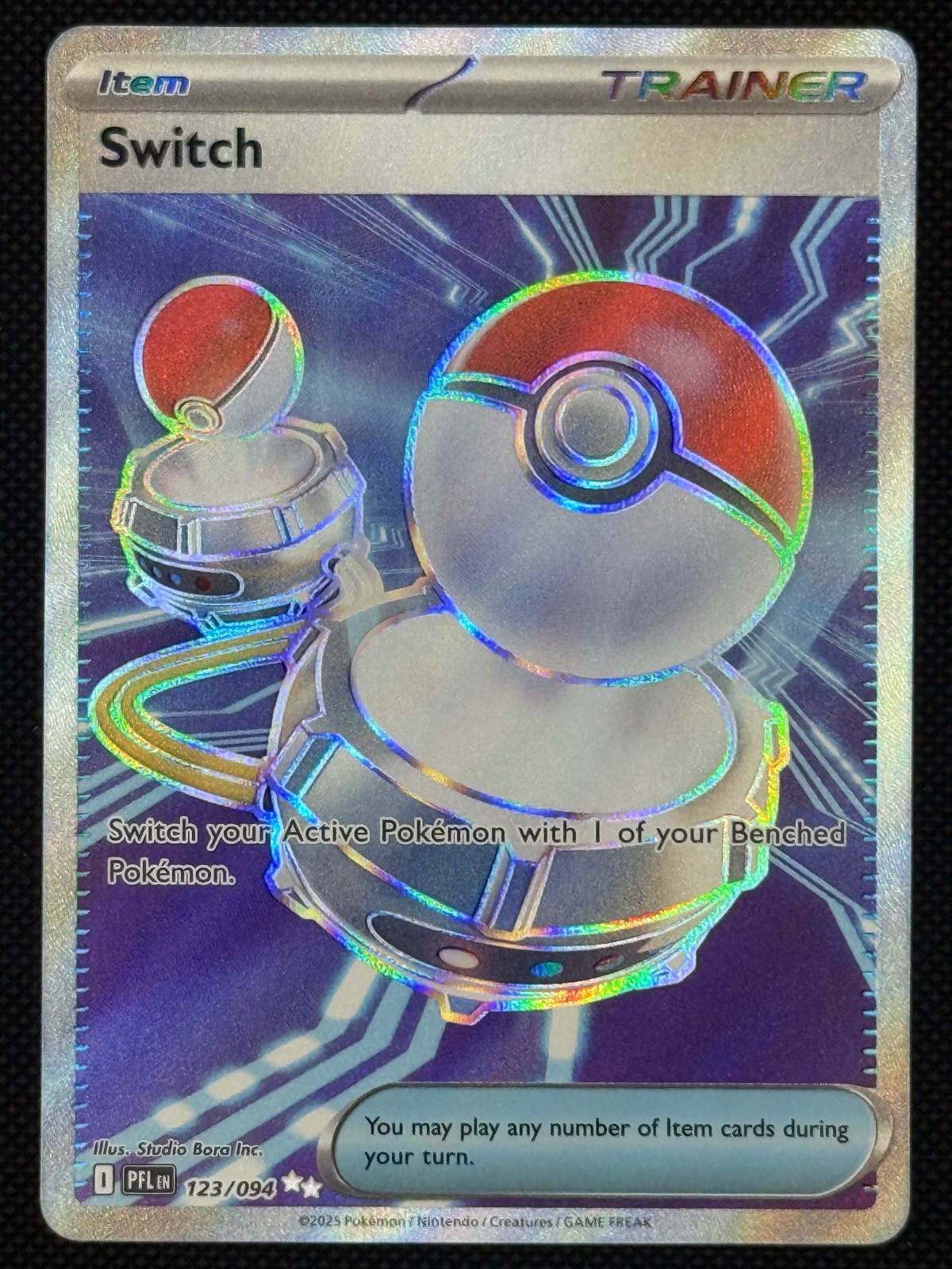 Switch 123/094 Ultra Rare Phantasmal Flames Holo Near Mint