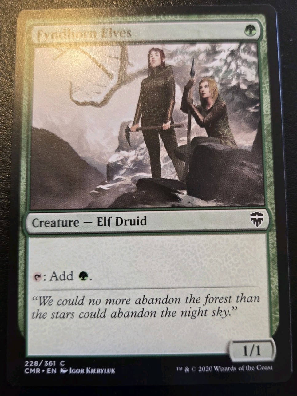 Fyndhorn Elves 228/361 Common Commander Legends Magic: The Gathering