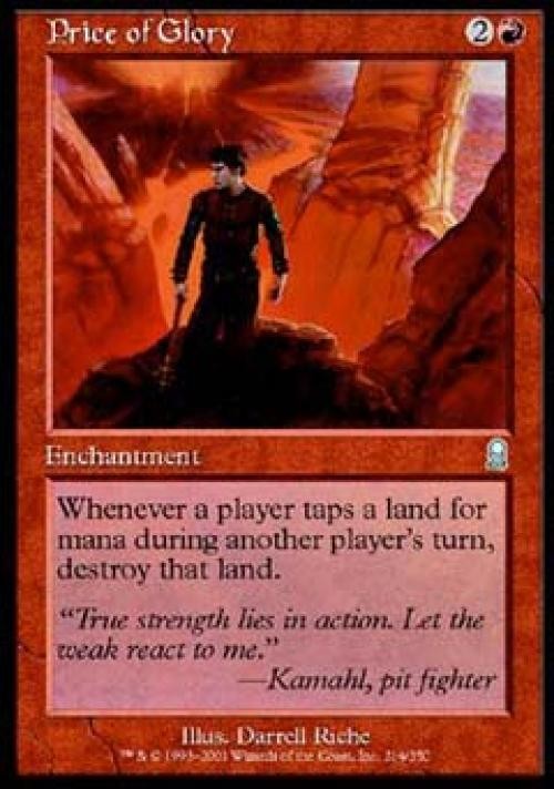 Price of Glory – Heavy Play MTG Odyssey