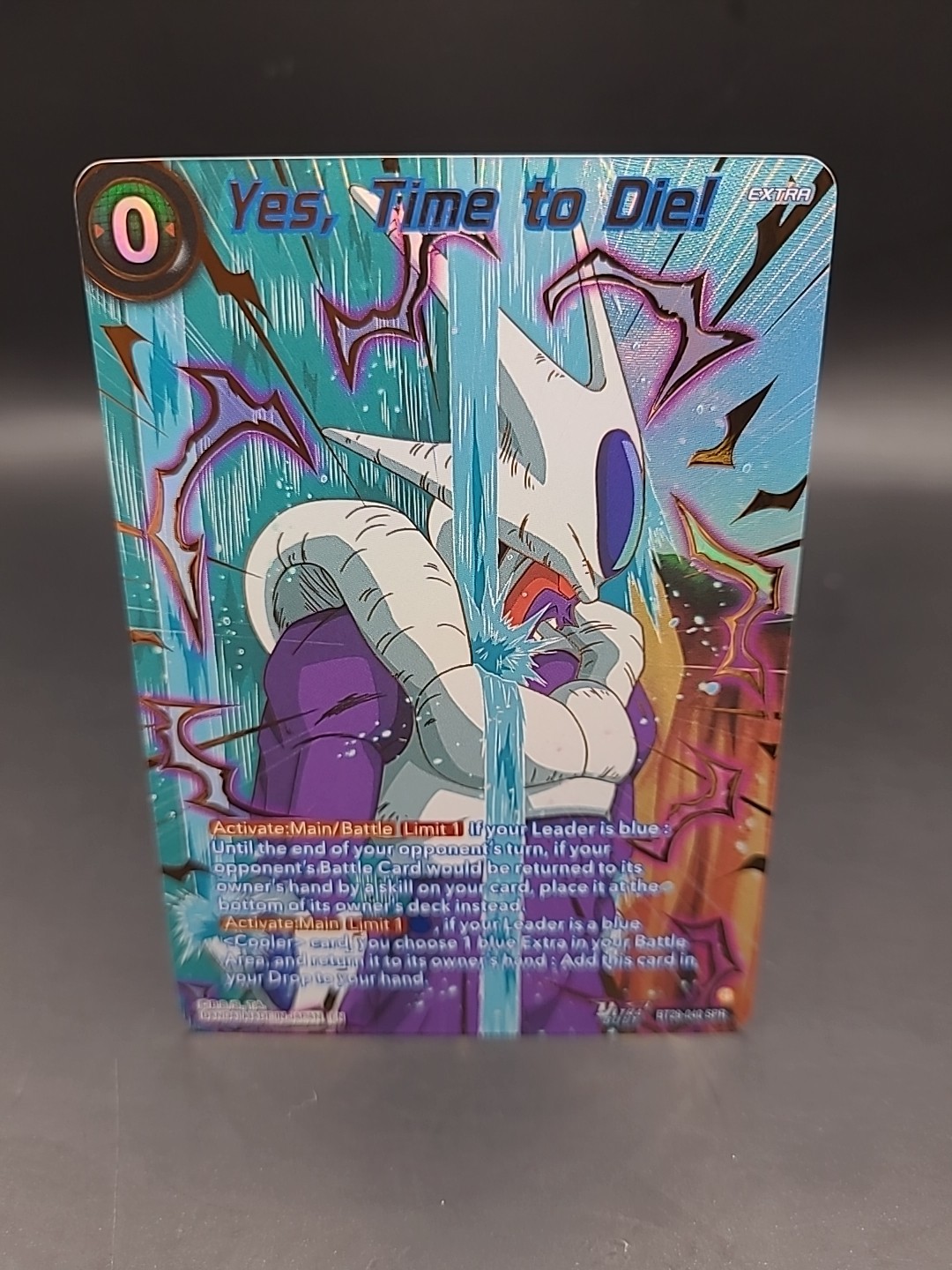 Yes, Time To Die! – BT29-040 SPR – Fearsome Rivals – Dragon Ball TCG