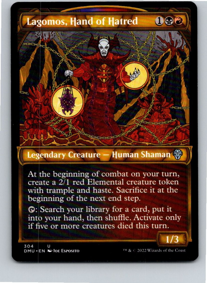 Magic the Gathering Lagomos, Hand of Hatred (Showcase) Dominaria United MTG