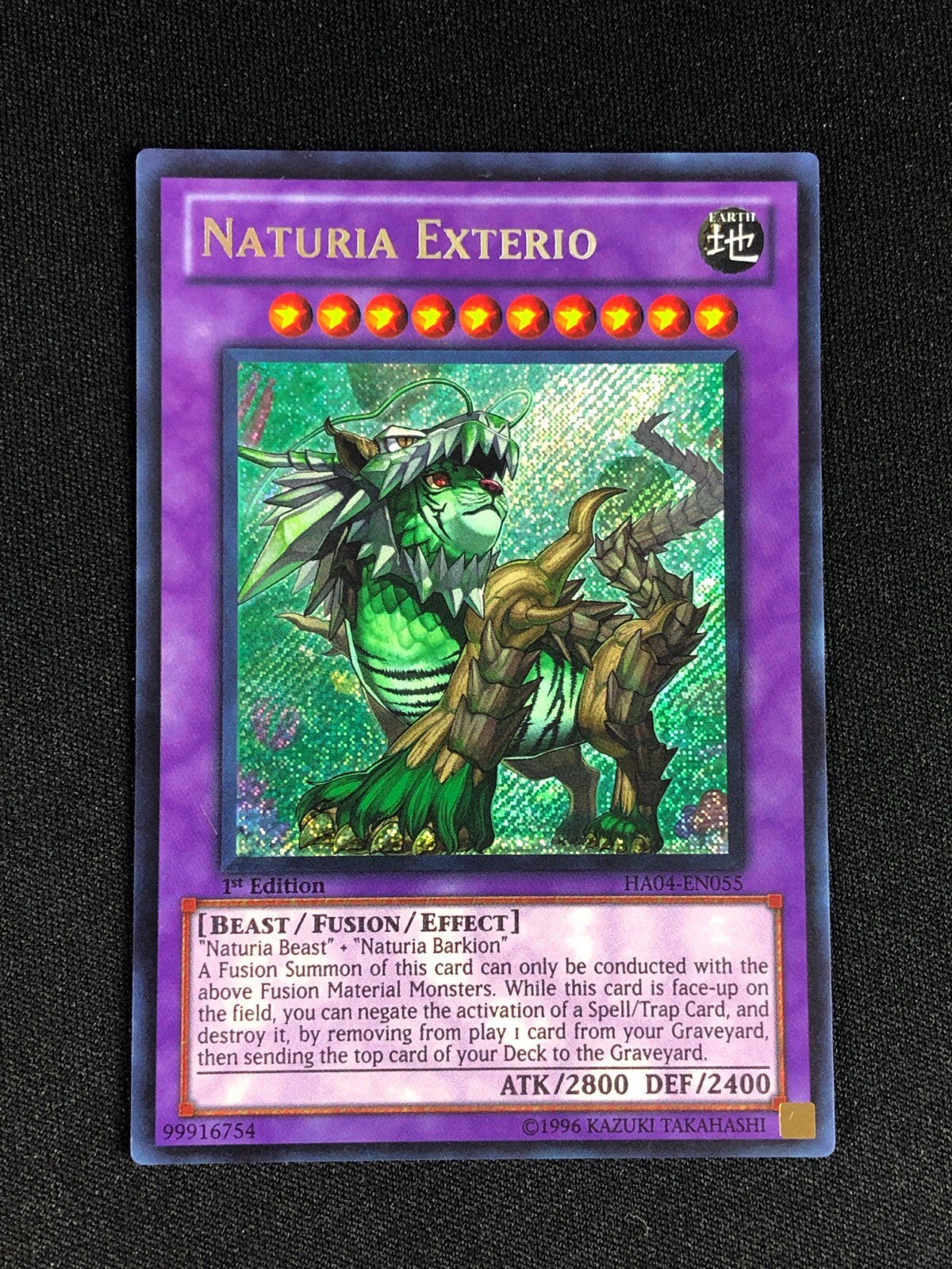 YUGIOH NATURIA EXTERIO HA04-EN055 1ST SECRET